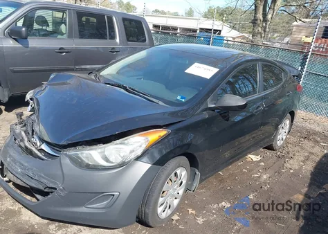 2012 Hyundai Elantra Gls из США, поврежденный, VIN 5NPDH4AE3CH139817
